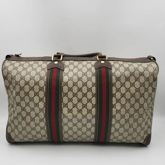 Gucci Sherry Line Boston 50 Travel Bag Weekender..Authentic.. - Picture 3 of 16